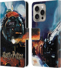 Head Case Designs Officially Licensed Harry Potter Hogwarts Express Prisoner of Azkaban II Leather Wallet Case Compatible with Apple iPhone 16 Pro