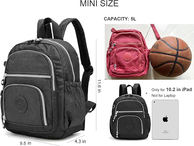 Mini Hiking Waterproof Backpack Purse for Women and Men,Travel Backpack 5L