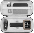 Carrying Case for Garmin Xero C1 Pro Chronograph, Inlaid Organizer with Mesh Pocket for USB Cable, Cleaning Cloth, USB Charging Adapter (Gray, Carrying Case Only)