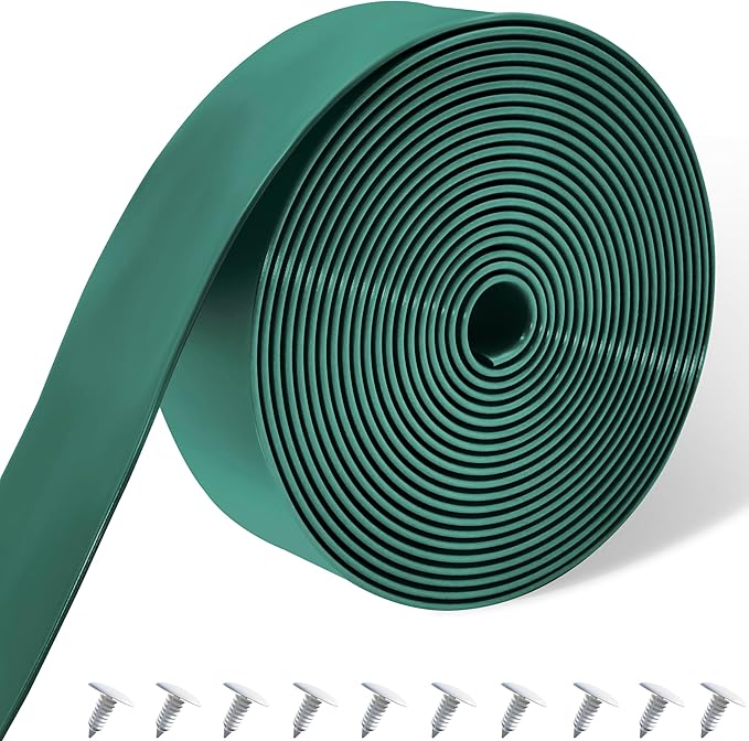 Vinyl Straps for Patio Chair Repair Kit 2'' Wide 10 Ft Long Replacement Straps + 10 Free Rivets for Outdoor Lawn Furniture Chaise Lounge Repair (Dark Green)