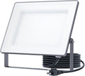 100W 12000LM Flood Lights Outdoor, Bright LED Work Light with Plug, 6500K Daylight White LED Flood Lighting, Security Yard Lights, Waterproof for Garage, Yard, Porch 1 Pack