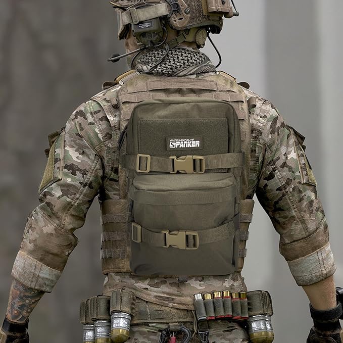 EXCELLENT ELITE SPANKER Tactical MOLLE Hydration Backpack Water Bladder Carrier Pack for Tactical Vest Backpack Plate Carrier