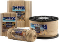 HERCULES 750lb Paracord 4mm 11 Strands Tactical Parachute Cord, 50' 100' 250' 1000' Utility Rope for Camping, Survival, Outdoor Gear (Desert Tan, 100FT)