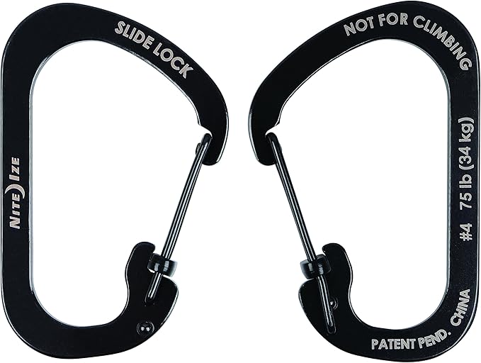 Nite IZE SlideLock Carabiner Stainless Steel