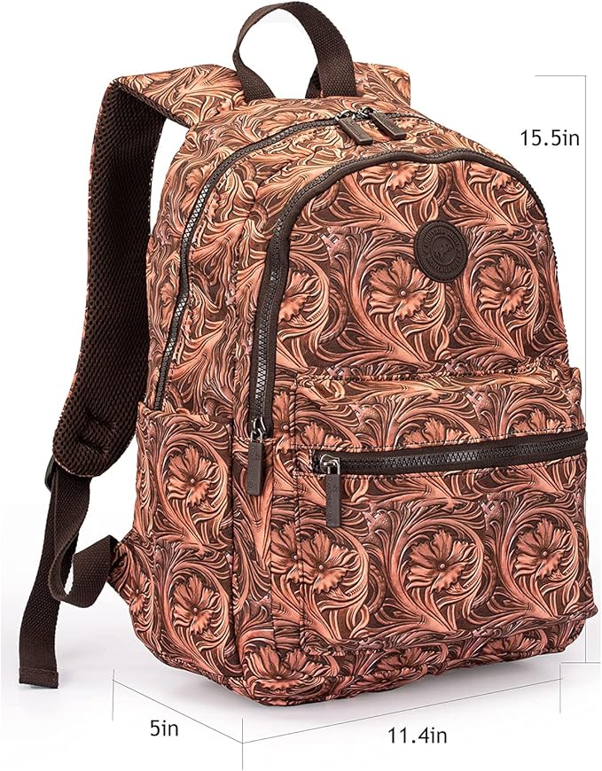 Montana West Western Backpack Purse for Women Lightweight Rucksack Casual Daypack for Laptop Travel College