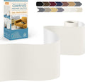 KING MOUNTAIN Canvas Repair Tape,Outdoor Gear Patch, 4×63 Inches,Waterproof,Self-Adhesive for Repairing Boat Covers,Sun Shades,Sofas,Tents,Lounge Chairs,Awnings (Off White)
