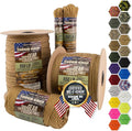 TOUGH-GRID 550 Paracord, Type III Mil-Spec Nylon Rope - 50 Ft Grizzly Brown Tactical Survival Cord