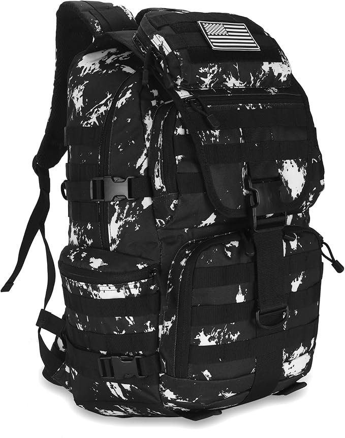 50L Military Tactical Backpack 3 Day Assault Pack Molle Daypack Hiking Backpack for Men and Women
