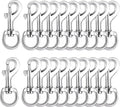 Lucky Goddness 20pcs Swivel Snap Hooks for Dog Leash Collar Linking, Metal Heavy Duty Eye Lobster Claw Clasp Multipurpose- Perfect for Pet Buckle Key Chain Purse Bag Making Handmade Crafts DIY Project
