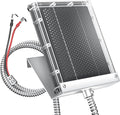 POWOXI 6V Solar Panel for Deer Feeder: 1.5W Waterproof Solar Battery Charger with Mounting Bracket Alligator Clip Feeder Solar Panel 6 Volt Solar Panel