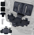 Tactical Gear Plate Carrier Vest Accessories, MOLLE Phone Chest Mount Holder for 6.0"-7.7" Screens, Quick-Release and Adjustable Tactical Phone Holder for Police Vest