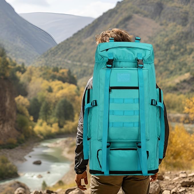 Hiking Backpack for Men 70L/100L Camping Backpack Military Rucksack Molle 3 Days Assault Pack for Climbing | Camping Backpack, 3 Days Assault Pack, for Climbing