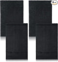 Geiserailie 4 Pcs Extender Strap Reusable Ice Belt Extender Strap Multipurpose Elastic Hook and Loop Extension for Ice Pack Black Back/Knee/Ankle Braces, Vests, Wraps, and Belts (6 x 9 Inch)