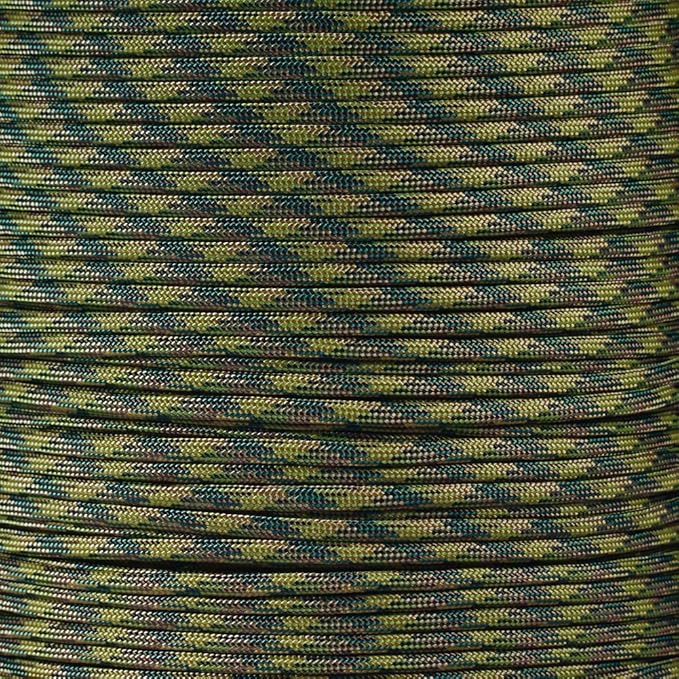 Paracord Planet 550 Paracord – Camo Colors – Ideal for Fishing Lines, Snares, Bracelets, Emergency and Survival Situations – Multiple Colors and Lengths Available