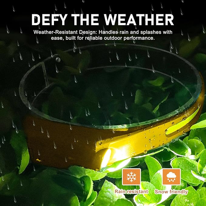 Nessciera Rechargeable LED Headlamp, 400 Lumens, 230° Wide Beam, USB-C, 5 Modes — Lightweight, Adjustable Headband; Hard Hat Clips for Camping, Hiking, Running, Repairs & Gift (1, Yellow)