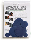 Self-Adhesive Waterproof Repair Patch Kit - 30-Second Fix for Down Jackets, Tents, Sleeping Bags, Backpacks, Outdoor and Camping Gear - Pre-Cut Nylon Ripstop Patches, Multiple Colors - Dark Blue