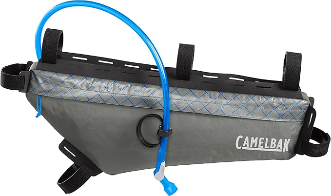 CamelBak M.U.L.E. Bikepacking Waterproof Triangle Frame Pack - Includes 2L Quickstow Hydration Reservoir Bladder, Large