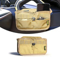 Seat Back Storage Bag for Ford Bronco 2021-2025, MOLLE Tactical Organizer for 2-Door & 4-Door (Not Sport), Armrest Storage Pouch, 600D Oxford, No Drill Easy Install, Off-Road Gear Holder Brown