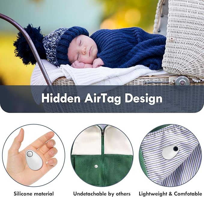 for Airtag Holder for Kids Hidden 4 Pack GPS Tracker Case, Anti-Removal Security Air Tag Case with Pins, GPS Cover Suitable for Children, Elderly, Pets, Backpack, Luggage (Black, Blue, Grey, Pink)