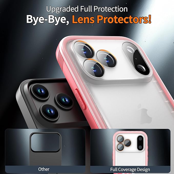 Cozycase TOP Waterproof Case for iPhone 17 Pro Max - Military Heavy Duty 360 Shockproof Full Body with Screen Camera Protector Double IP68 Water Dust Drop Proof Hard Rugged 17PM Front Back Slim Cover