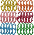 Small Carabiner Clips 1.6 inch(41mm) Metal Double Sided Spring Gate Snap Hooks Keychain Clasp Accessories