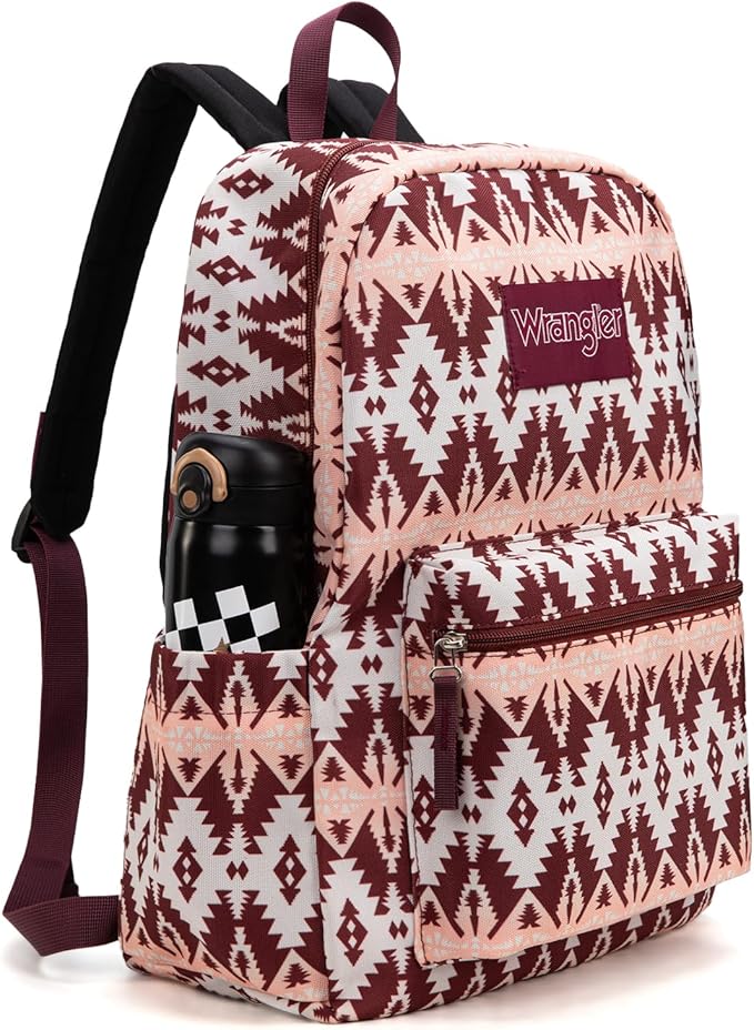 Montana West Wrangler Lightweight Backpack for Women Water Resistant 800D Casual Daypack for College, Commute, Travel & Gym