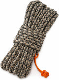 Titan Survival Patented Paracord 550-25ft, 100ft, 500ft & Color Options - 620LB Strength Survival Paracord Military Spec with 3 Strands - Heavy Duty Hank Cord for Camping & Outdoors with Firestarter