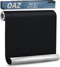 OAZ 16 x 79 inch Canvas Repair Patches Canvas Fabric Patch Self-Adhesive Fabric Repair Tape Waterproof Outdoor Gear Patch Kit for Boat Cover Awning Sofa Chair Couch Tent Bag (Black)