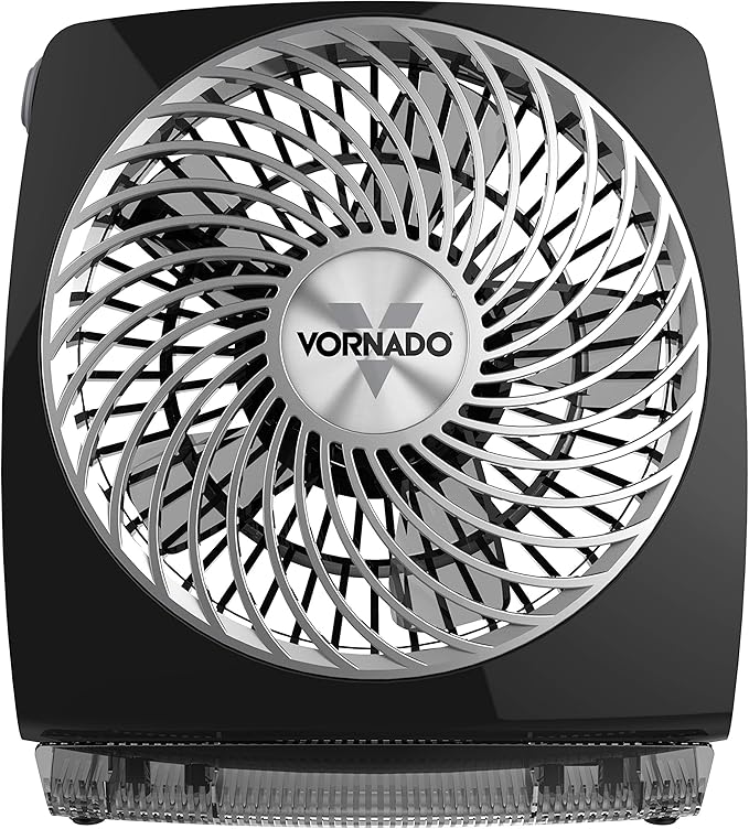 Vornado FIT Personal Air Circulator Fan with Fold-Up Design, Directable Airflow, Compact Size, Perfect for Travel or Desktop Use, Black