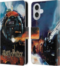 Head Case Designs Officially Licensed Harry Potter Hogwarts Express Prisoner of Azkaban II Leather Wallet Case Compatible with Apple iPhone 16