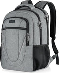 BIKROD 45L Extra Large Travel Laptop Backpack for Men and Women, Carry on Back Pack Fit 18.4 IN Laptop, Grey, Gift