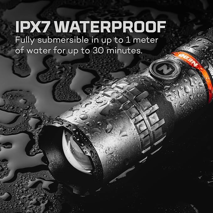 NEBO SLYDE King 2K Flashlight | 2000 Lumens, Rechargeable COB Work Light & LED Flashlight, Waterproof, Magnetic Base, Great for Camping & Hunting, Includes Charging Cable