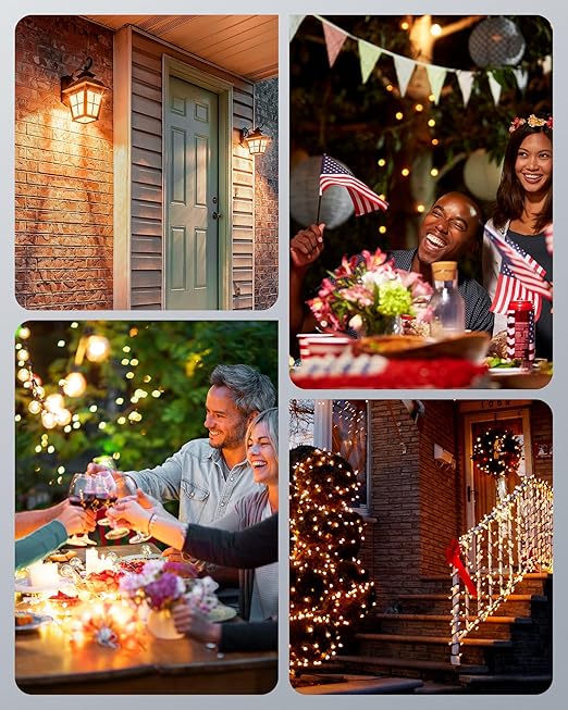 DEWENWILS Wireless Remote Control Outdoor Outlet with 2 Remotes, Electrical Plug-in Light Switch, Weatherproof, 15 AMP Heavy Duty, 100 FT Range, for Lights, Lamp, Fans, ETL Listed