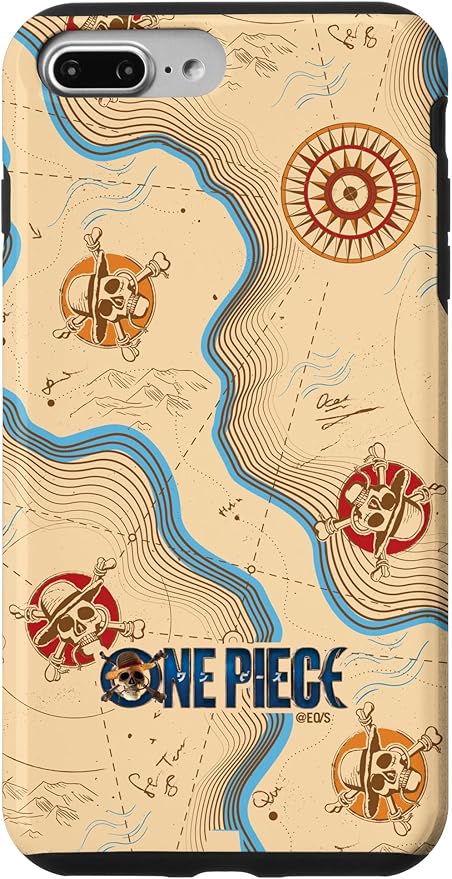 One Piece Map Officially Licensed Case for iPhone 7 Plus/8 Plus