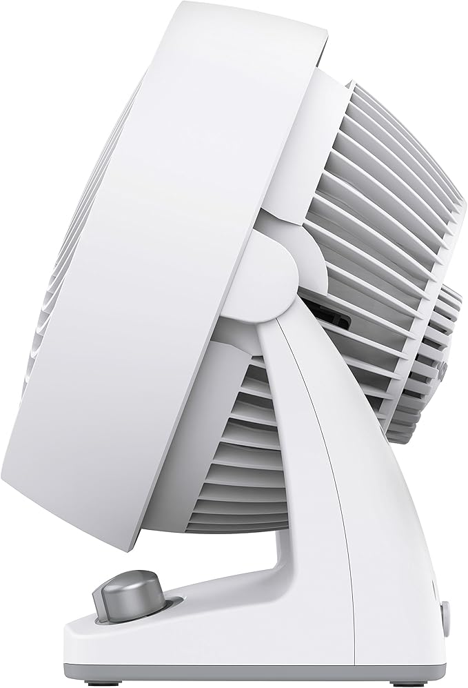Vornado 533DC Energy Smart Small Air Circulator Fan with Variable Speed Control, White