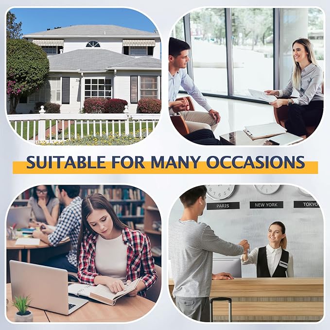 Remerry 1 Pcs Outdoor Brochure Holder 4 x 9 Inch Waterproof Wall Mount with Take One Sticker Literature Box with Clear Pamphlet Holder Acrylic Brochure Flyer Display Map Menu Envelope (White)