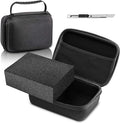 Relaxweex EVA Hard Case with Customizable Foam 12.6 x 8.27 x 3.5 Inch Protective EVA Carrying Case Shockproof Outdoor for Camera, Digital Products, Electronic Instruments with Knife, Black