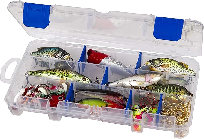 Flambeau Outdoors 3003 Tuff Tainer, Fishing Tackle Tray Box, Includes [9] Zerust Dividers, 18 Compartments - 9.125" x 5" x 1.25"