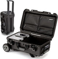 NANUK Trail 30 – 28.5L (7.5-Gallon) Waterproof Storage Box – Wheeled and Modular Cargo Case for Camping, Fishing, Hunting & Outdoor Storage - Dustproof and Impact Resistant (22" x 14" x 9") – Black