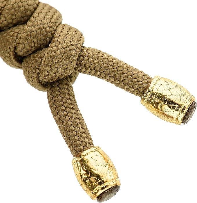 M-Tac Skull Knife Lanyard with Bead – Paracord Lanyard for Knives & EDC – Tactical Knife Fob Pull Cord – Durable Paracord