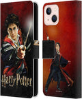 Head Case Designs Officially Licensed Harry Potter Harry Portrait Prisoner of Azkaban II Leather Book Wallet Case Cover Compatible with Apple iPhone 13