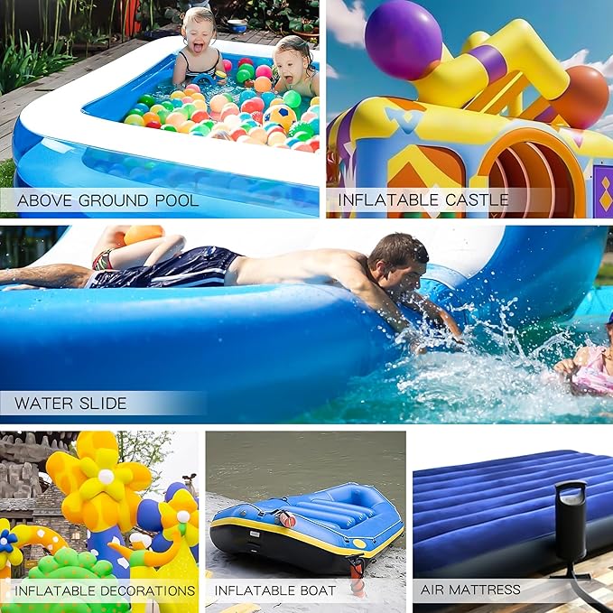 Breliter Inflatable Patch Repair Kit - Waterproof TPU Pool Repair Tape, Heavy Duty Repair Patch for Air Mattress, Bounce House, Inflatable Toys, Tent, Swimming Ring - 10 Packs of 6 x 6in, Round