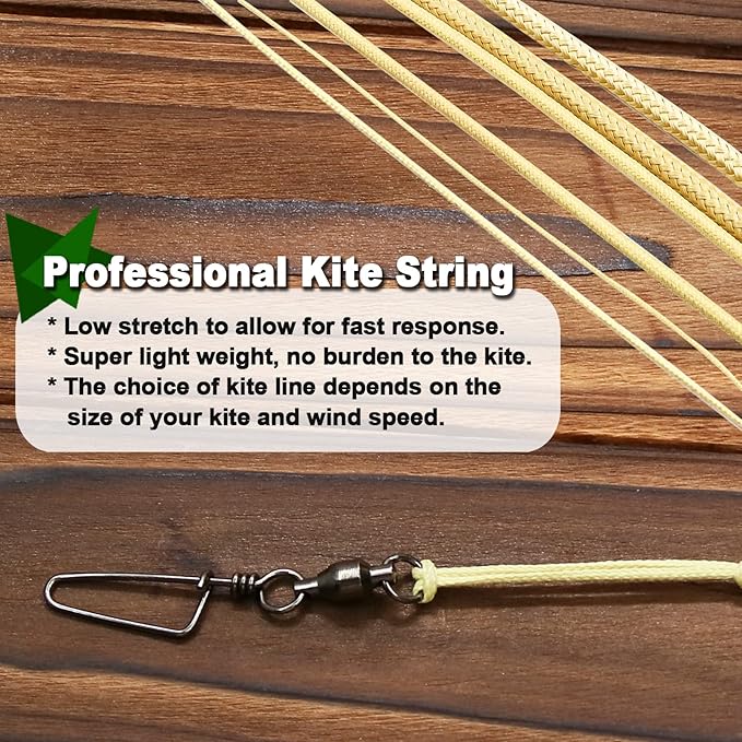 9KM DWLIFE Braided Kevlar Cord, 100lb~2000lb, High Tensile Strength, Abrasion, Flame Retardant, Kite String, Fishing Line, Model Rocket Shock, Tactical Survival Paracord