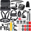 Navitech 50-in-1 Action Camera Accessories Combo Kit with EVA Case - Compatible with Snapshot 4K Action Camera