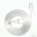 Clear Extension Cord 10FT Extension Cords Thin 2 Prong for Indoor Use with Single Plug- Ideal for Christmas Lights, Lamps, Camer,TV, 10A 125V 1250W