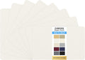 KING MOUNTAIN Canvas Repair Patch 5×8 Inch 8 Pcs Self-Adhesive Waterproof Fabric Patch for Sofas, Tents, Furniture,Tote Bags, Car Seats (Off White)