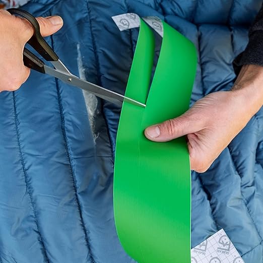 GEAR AID Tenacious Tape 3” x 20” Nylon Fabric Gear Repair Tape, Fix Holes and Rips in Puffy Jackets, Rain Gear, Tents, Sleeping Bags and Outdoor Equipment, OD Green, 2 Rolls