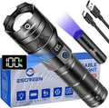 Rechargeable Flashlights 100000 High Lumens, Long Range 5000ft, Super Bright LED Flashlight USB C, High Powerd Multi-functional Heavy Duty Strong Flash Light High Beam, For Emergency Home Camping