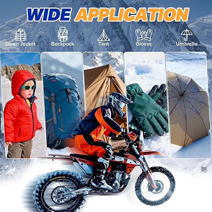 35Pcs Down Jacket Repair Patch Kit Pre-Cut Nylon Patches for Clothes Self-Adhesive Fabric Tape Waterproof Lightweight Outdoor Gear Tenacious Repair Tape for Puffer Jacket Coat Tent Backpack(Navy Blue)