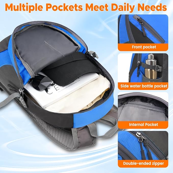 sunhiker Small Hiking Backpack Women Men 20L Lightweight Travel Backpack Daypack Casual Backpack For Cycling Outdoor Camping